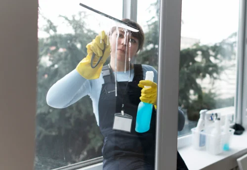 Nettoyage de vitres intérieures et extérieures à Lamnay